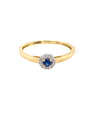 14K Saffier Entourage Ring 14K Saffier Entourage Ring