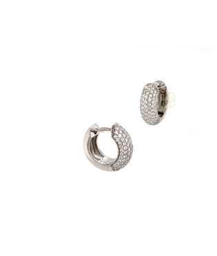 14K Briljant Oorringen ⌀13,5
