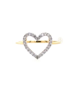 14K Briljant Hart Ring 14K Briljant Hart Ring