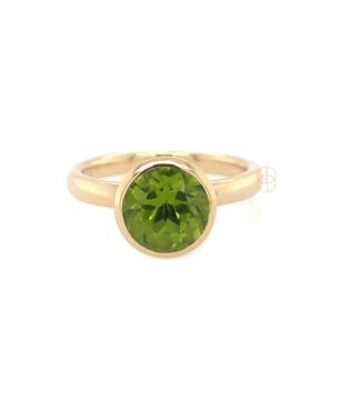 14K Ring met Peridot