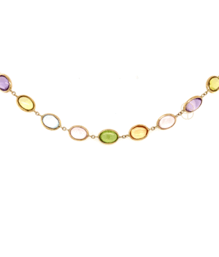 14K Armband met Edelstenen