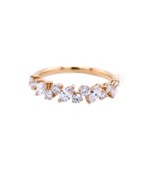 18K Briljant en Marquise 0.77ct Ring