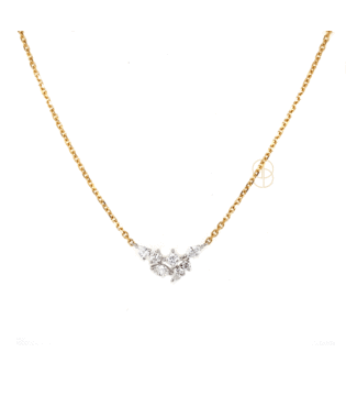 18K Diamant Collier 