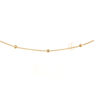 14K Armband met bolletjes