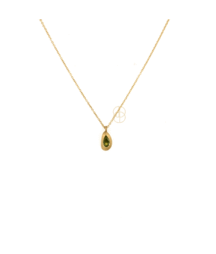 18K Collier met Peridot
