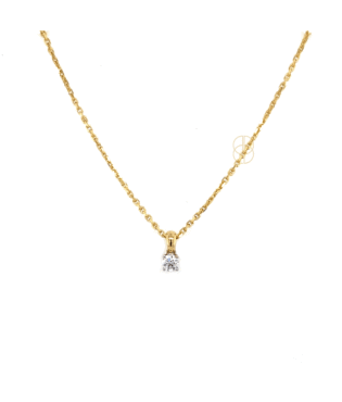 18K Solitair Hanger 0.18ct