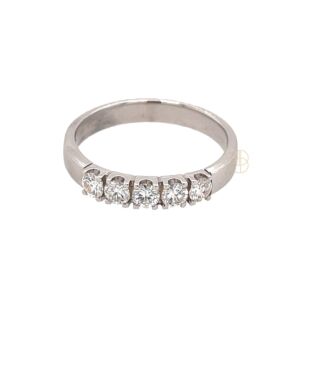 14K Alliance Ring 5x0.09ct