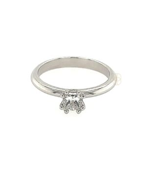 14K Solitair Princess Ring 0.55ct