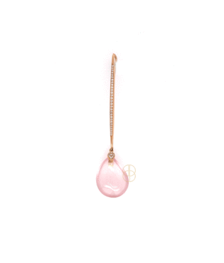 18K Rozenkwarts Hanger 18K Rozenkwarts Hanger