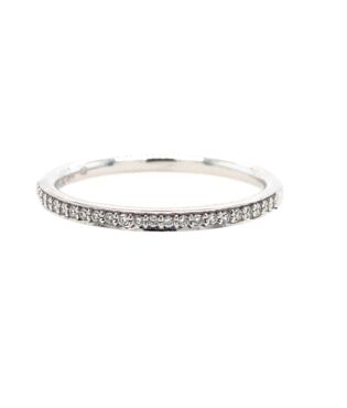 Stax Ring met Witte Diamant Stax Ring met Witte Diamant