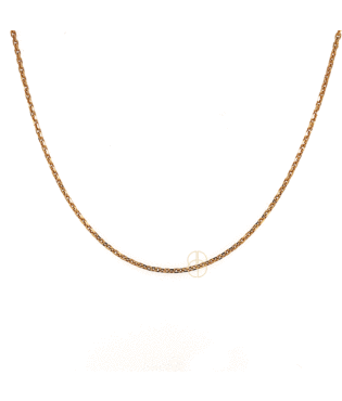 14K Geslepen Anker Collier 42cm 1.5mm