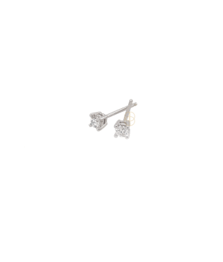 14K Solitair Oorknoppen 0.10ct