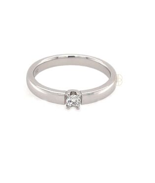18K Alliance Ring 1x0.10ct
