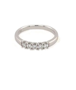 18K Alliance Ring 5x0.05ct