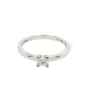 14K solitair Ring 0.15ct