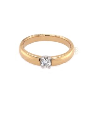 18K Alliance Ring 1x0.15ct