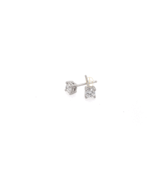 14K Solitair Oorknoppen 0.25ct