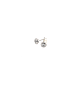 14K Solitair Oorknoppen 0.10ct