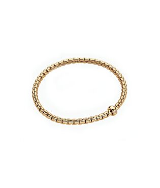 Eka flex'it geelgouden armband met 1 briljant Maat S