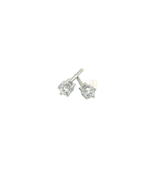 14K Solitair Oorknoppen 0.10ct