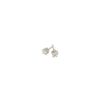 14K Solitair Oorknoppen 0.20ct