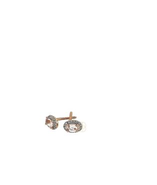 14K Morganiet Entourage Oorknoppen 14K Morganiet Entourage Oorknoppen