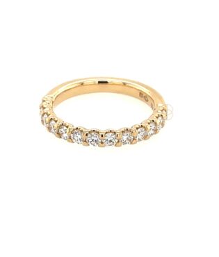 18K Alliance Ring Halfrond met 0.75ct