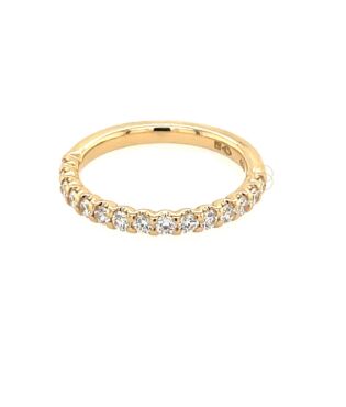 18K Alliance Ring Halfrond met 0.50ct