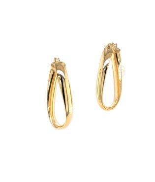 14K Ovale Oorringen 14K Ovale Oorringen