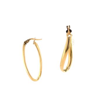 14K Ovale Oorringen 14K Ovale Oorringen