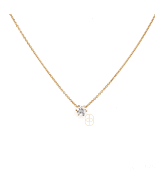 14K Briljant Collier 0.15ct