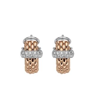 Vendome Oorsieraden bicolor diamant