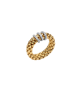 Vendôme Flex'it geelgouden ring met briljant Vendôme Flex'it geelgouden ring met briljant