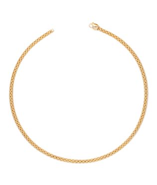 Solo geelgouden collier Solo geelgouden collier