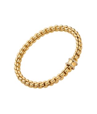 Eka Flex'it  armband geelgoud met diamant