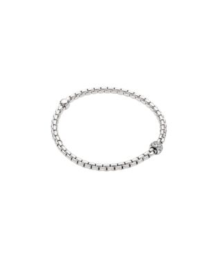 Eka tiny flex'it witgouden armband pavé. Maat L Eka tiny flex'it witgouden armband pavé. Maat L