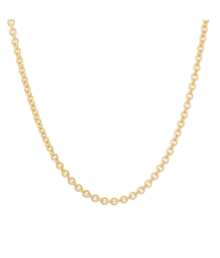 Lux Anker Collier Geelgoud 60cm