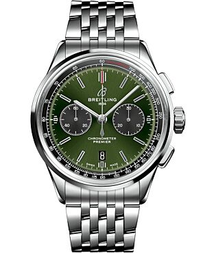 Premier B01 Chronograph 42 Bentley racing green Pre-Owned Premier B01 Chronograph 42 Bentley racing green Pre-Owned