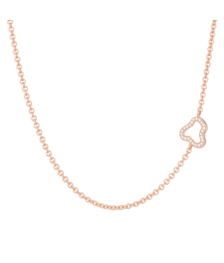 Joy Cloud Collier Roségoud met Witte Diamant 
