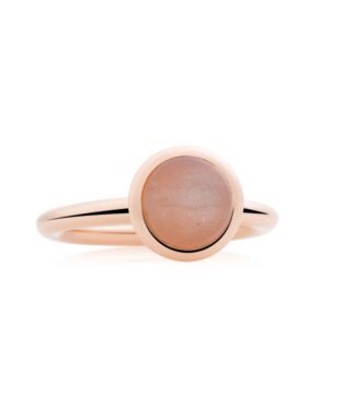 Sushi Ring Roségoud met Bruine Maansteen