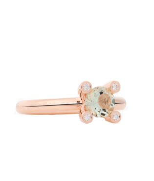 Phlox Ring Roségoud met Lemonkwarts