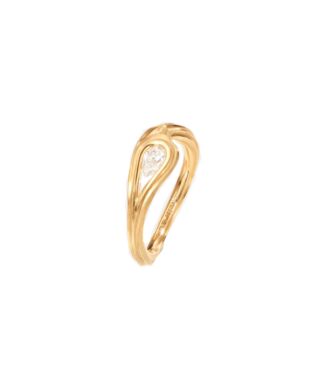Ocean Drop Solitair Ring 