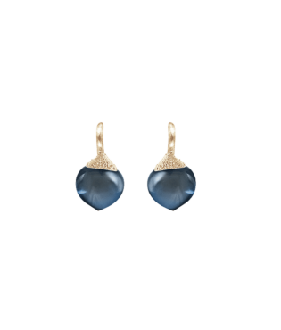 Dew Drops Oorhangers London Blue Topaz Dew Drops Oorhangers London Blue Topaz