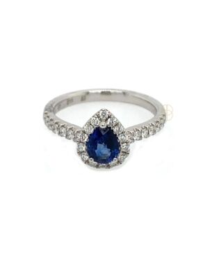 18K Saffier Entourage Ring 18K Saffier Entourage Ring