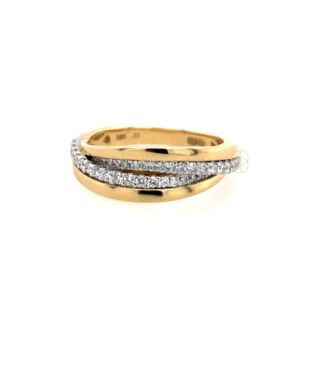 14K Cross-Over Ring 14K Cross-Over Ring