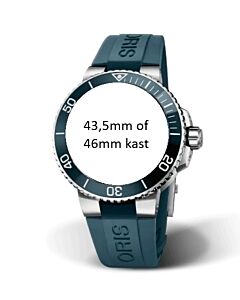 Aquis band (exclusief sluiting) PETROL