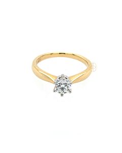 18K Solitair Ring 0.50ct