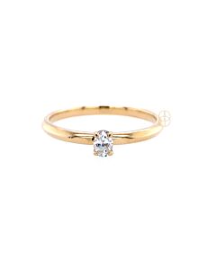 18K Ovale Diamant Ring 0.15ct 18K Ovale Diamant Ring 0.15ct