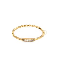 14K Briljant Getorste Ring 