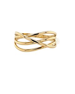 14K Cross-Over Ring